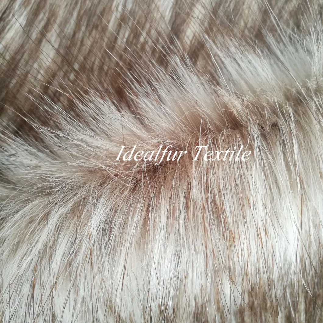 Long Pile Faux Fur Plush Jacquard Imitation Skin Artificial Fur